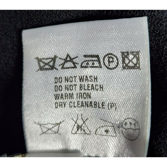 Escada Black Wool Skirt – Zip & Button Closure, Size S, Made in Germany - Picture 4 of 7